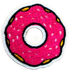 Donut rose glacé