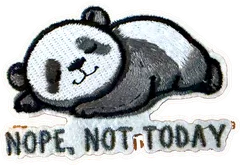 Panda nope not today